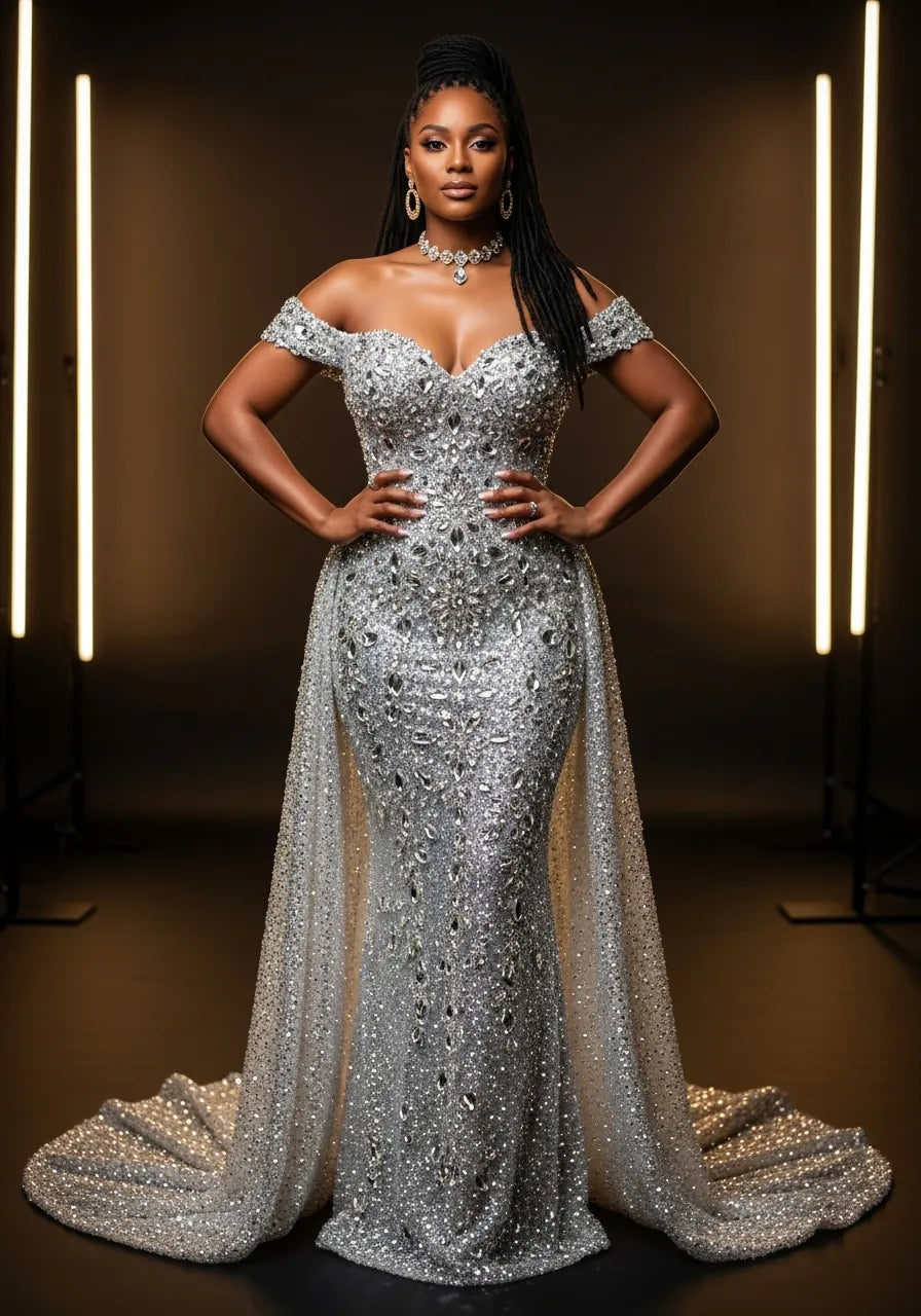 House of Star Atelier editorial — couture gown